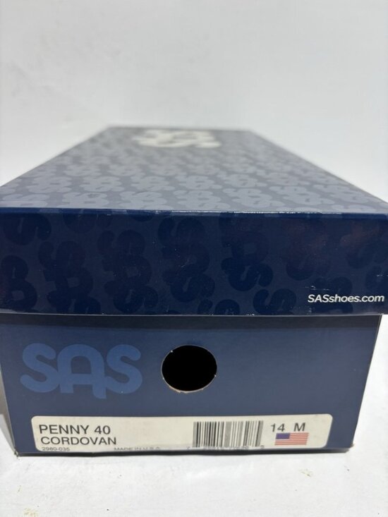 SAS Men’s Penny 40 Cordovan Slip-On Loafers, Size 14 M main image 7